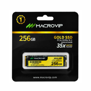 SSD M2 256GB 2280 NVME PCIe GEN 3.0 X 4 MACROVIP GOLD MVGLD/256GB  X