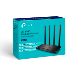 ROTEADOR WIRELESS TP-LINK ARCHER C6 AC1300 DUAL BAND  X