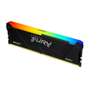 MEMORIA DESKTOP DDR4 16GB 3200MHZ KINGSTON FURY BEAST RGB KF432C16BB12A/16 PRETO X