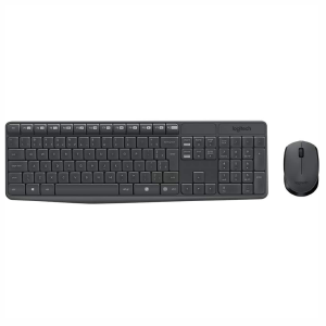 KIT TECLADO E MOUSE S/ FIO LOGITECH MK235  X