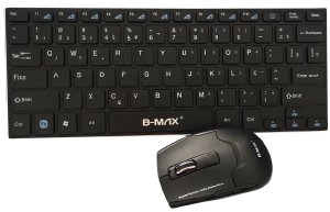 KIT TECLADO E MOUSE S/ FIO B-MAX BM-3910 PRETO