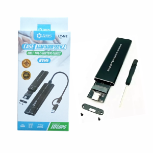 CASE SSD M2 NVME USB 3.1 + TIPO-C LOTUS LT-M2