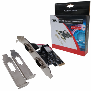 PLACA PCI-E C/2 SERIAL RS232 RS485 RS422 DEX DP-19
