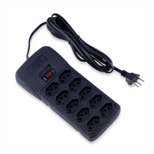 PROTETOR - ADAPTADOR 10 TOMADAS / 3 METROS / 10A / BIVOLT / FORCELINE 7210