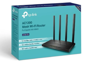 ROTEADOR WIRELESS TP-LINK ARCHER C6 AC1200 DUAL BAND  X
