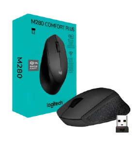 MOUSE LOGITECH M280 USB/SEM FIO PRETO