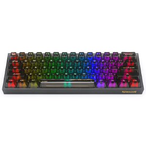 TECLADO GAMER MECANICO USB REDRAGON FIZZ K617CTB-RGB PRETO