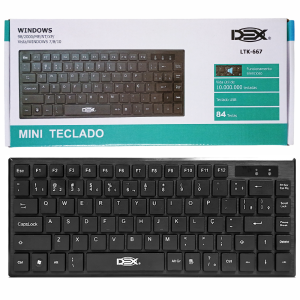 TECLADO USB MINI TIPO CHOCOLATE LTK-667