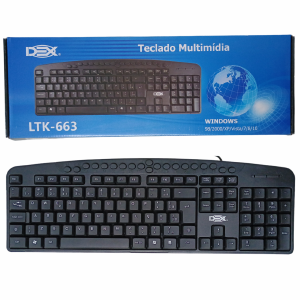 TECLADO USB MULTIMIDIA DEX LTK-663