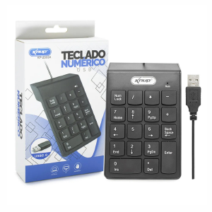 TECLADO USB NUMERICO KNUP KP-2003A