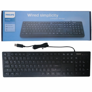 TECLADO USB PHILIPS K302 SPK6302B
