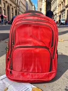 MOCHILA PARA NOTEBOOK BM-579 (VERMELHO) POLIESTER/PVC B-MAX